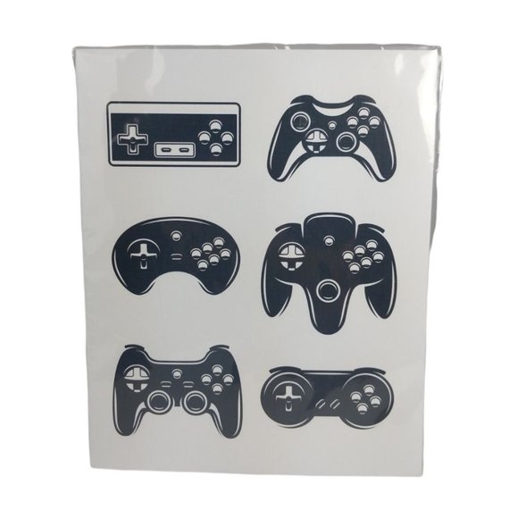 Video Game Controller Mood Board Wall Decoration (8" x 10") New - Picture 1 of 2